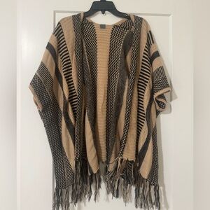 Poof Brown And Black Cardigan Medium